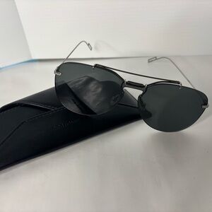 Dior Homme Black Aviator Sunglasses Unisex